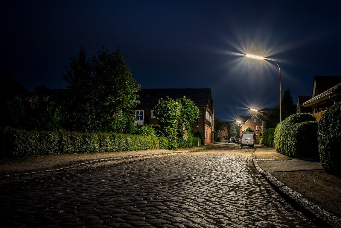 Streetlights contribute less to nighttime lig