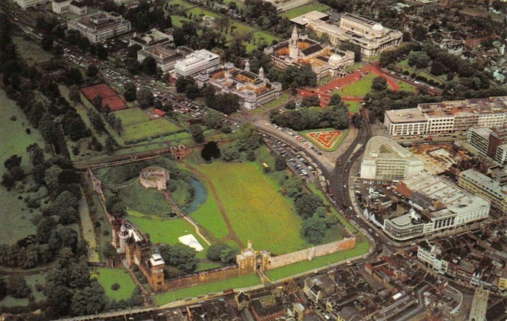 Cardiff from above